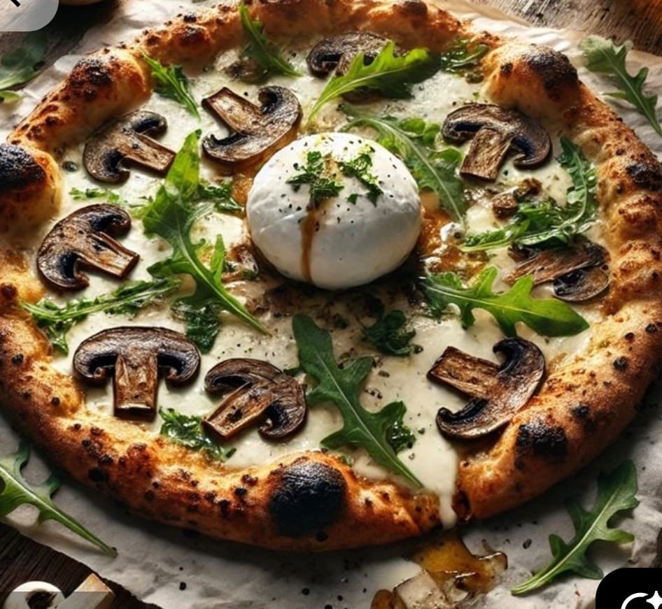 Mushroom And Jalapeno Burrata
