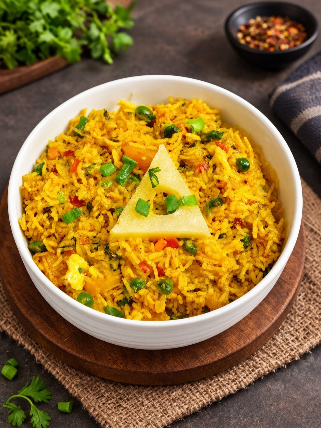 Pineapple Fried Rice With Cashew And Mint