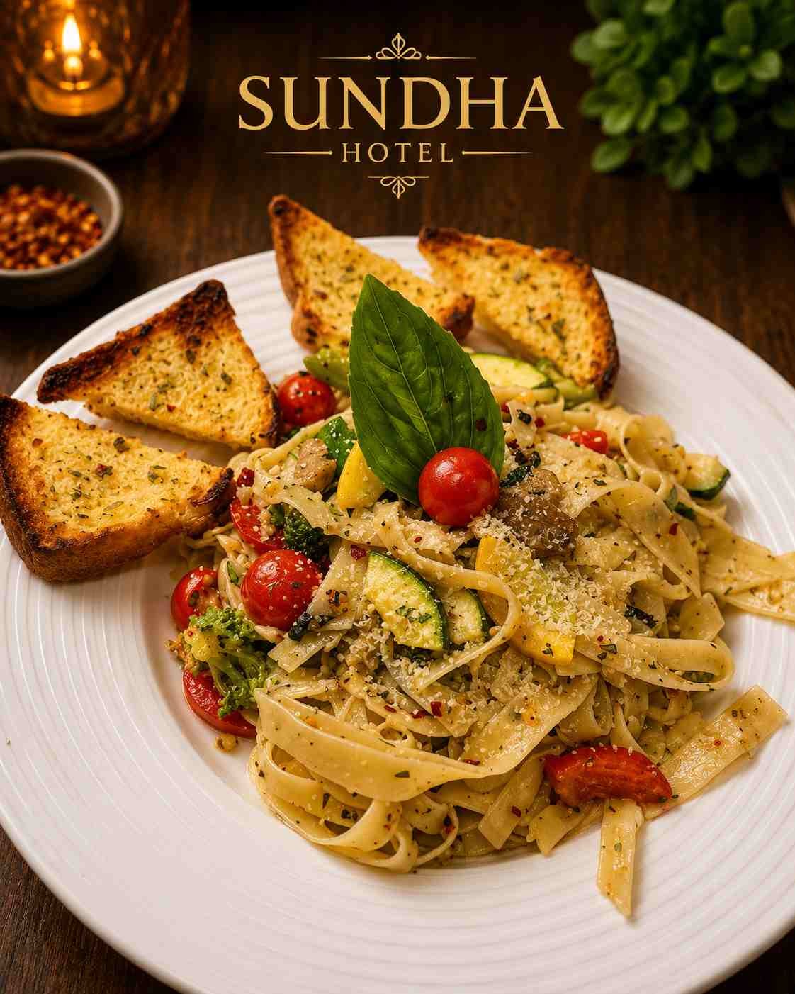 Fettuccinni Aglio E Olio