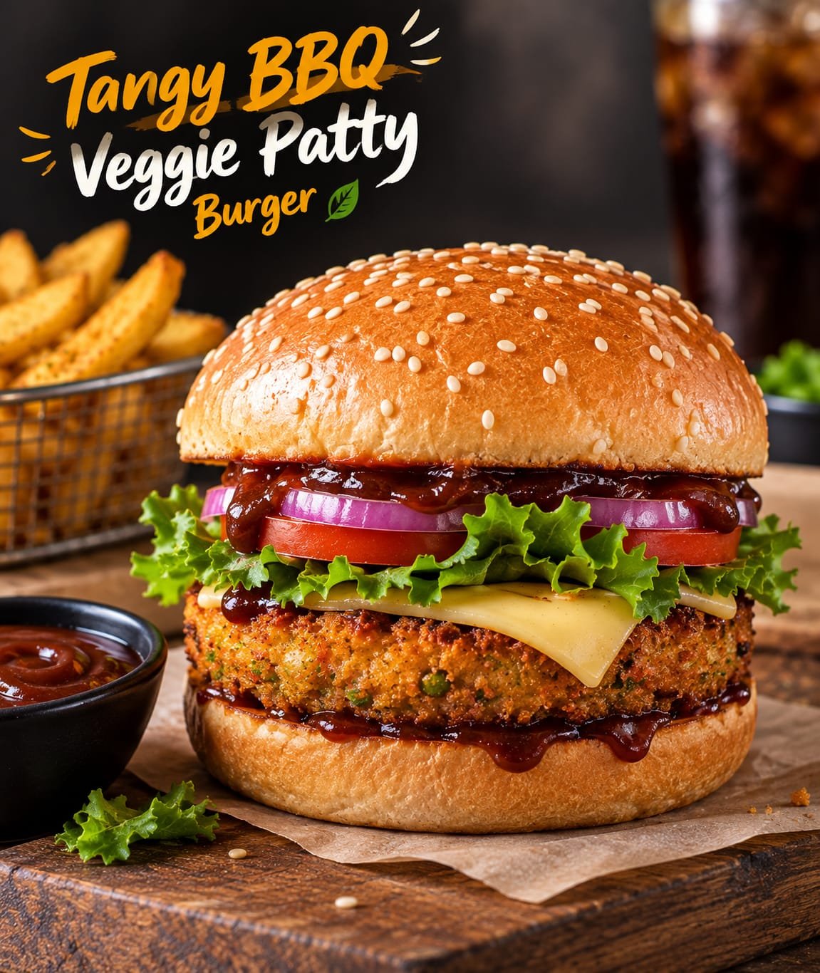Tangy Barbeque Vegy Petty Burger
