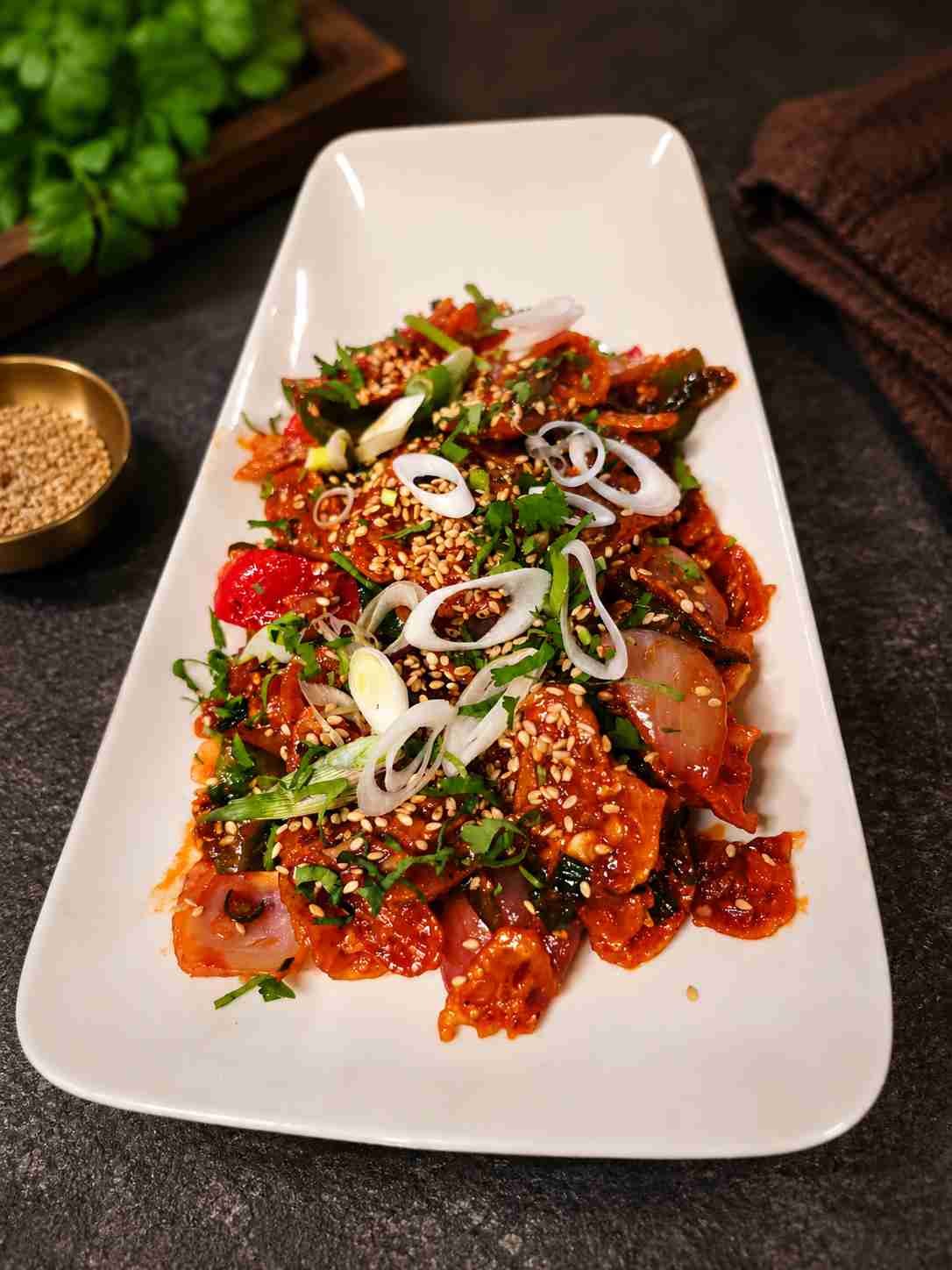Honey Chilli Lotus Stem